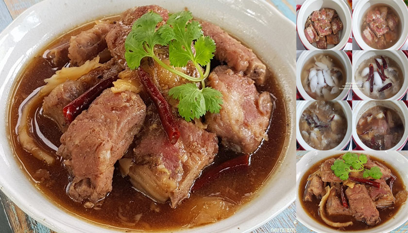 วิธีทำ ซี่โครงหมูตุ๋นมะพร้าวอ่อน น้ำซุปเข้มกลมกล่อม อร่อยครบรส