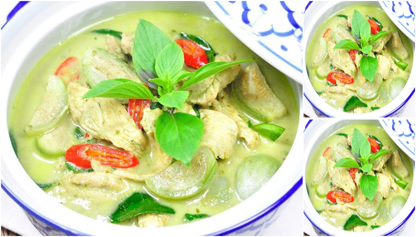 วิธีทำ แกงเขียวหวานไก่ กะทิแตกมันสวย มะเขือไม่ดำ รสกลมกล่อมถูกปาก