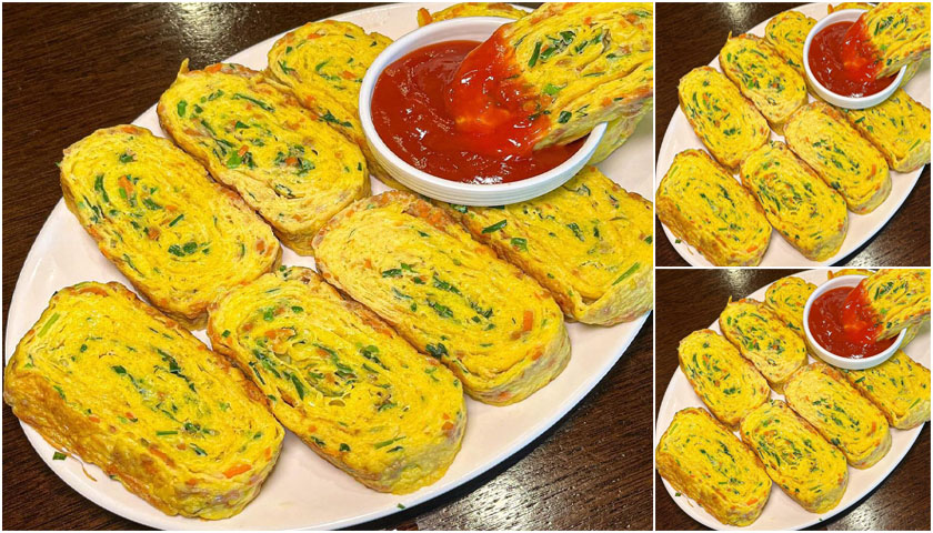 ไข่หวาน(ทามาโกะยากิ) ฉบับโฮมเมด นุ่มละมุน ไข่ม้วนสไตล์ญี่ปุ่น รสหวานนิด เค็มหน่อย เนื้อนุ่มชุ่มฉ่ำ